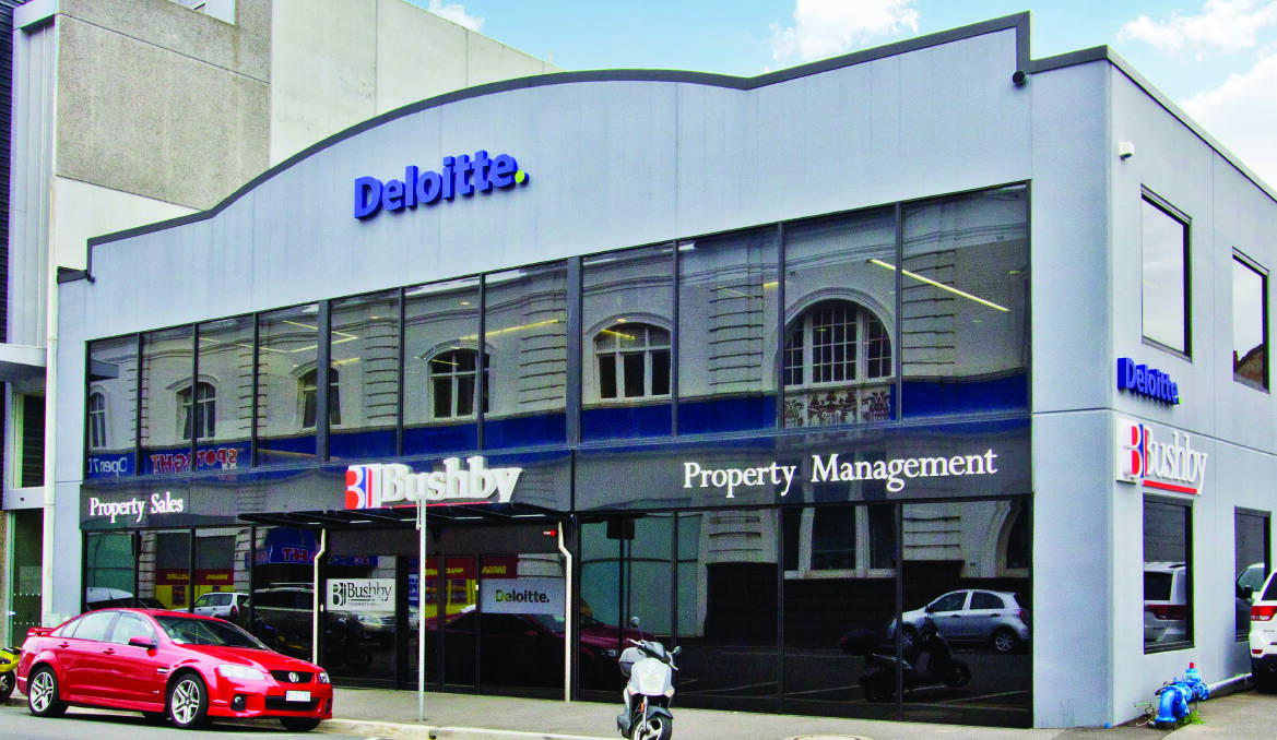 Today: The current Bushby Property Group office at 113–117 Cimitiere Street, Launceston.