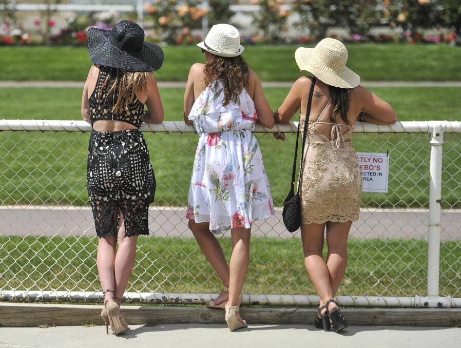 Frocked up: The Summer Racing Carnival offers plenty of opportunity to dress up and enjoy a day out at the track.