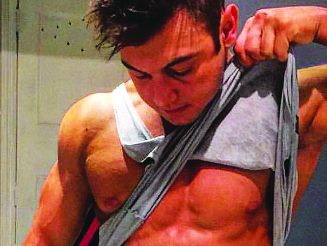 What a ripper: While many people use iHealth saunas to fight illness or injury, Melbourne bodybuilder Jake Cosenza uses his to "get ripped" before competition.