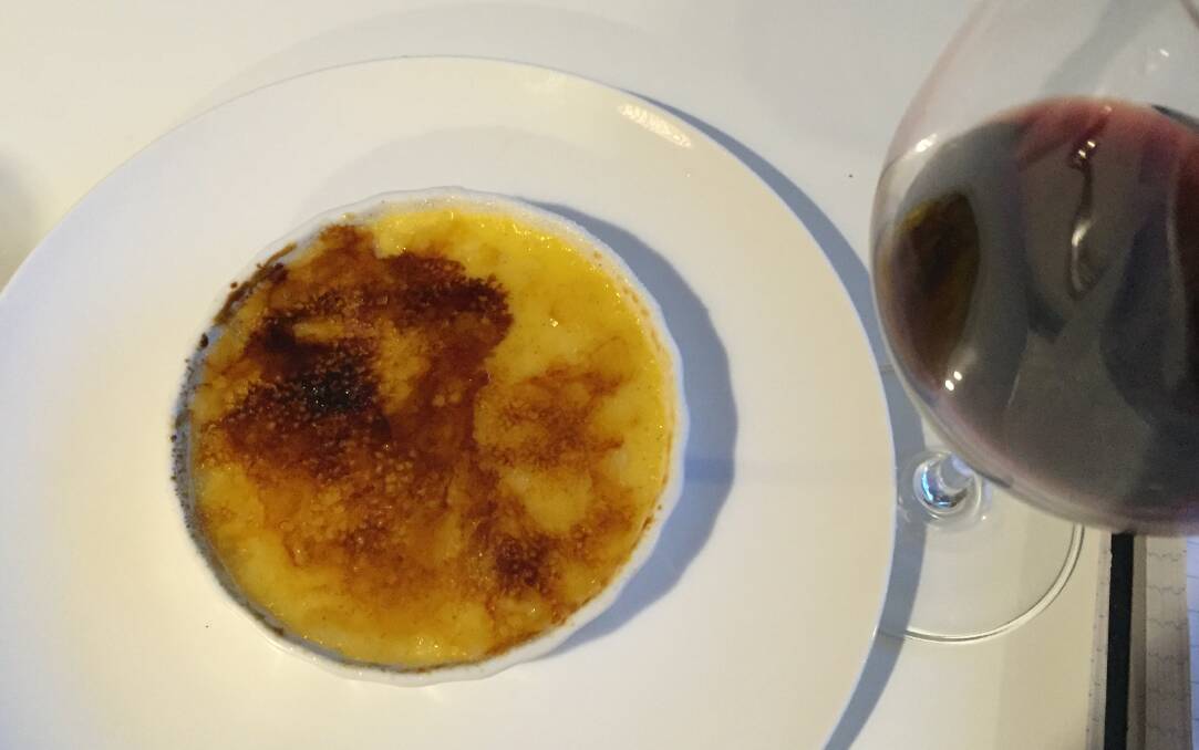 Absolute cracker: Creme brulee at its best.