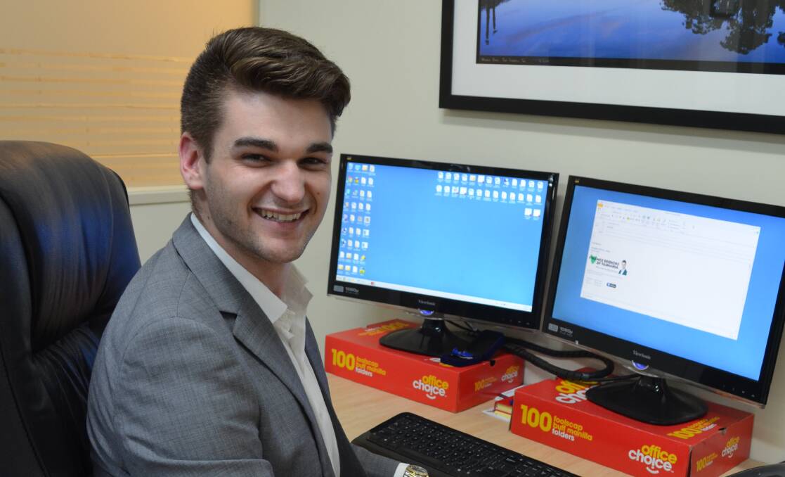 IN THE BLOOD: FBT broker Brandon Hill has a passion for finance and problem solving.