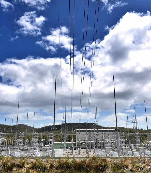 TAKING CHARGE: The Basslink substation, six kilometres east of George Town.