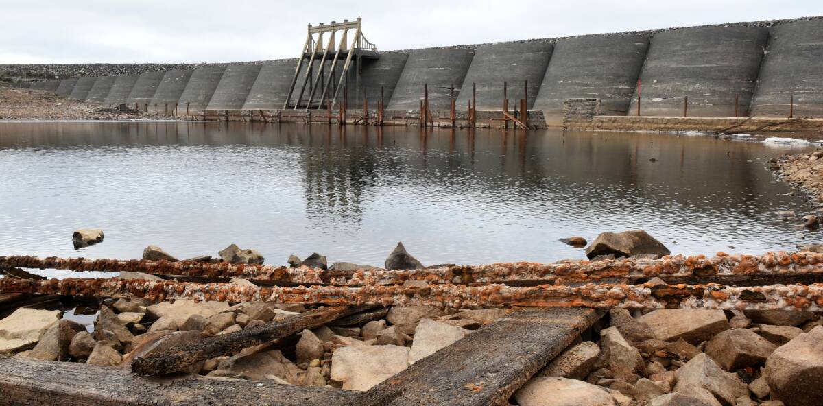 Storage levels at Great Lake have risen to 10.9 per cent.