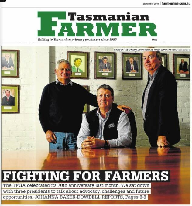 September 2018 edition of Tasmanian Farmer