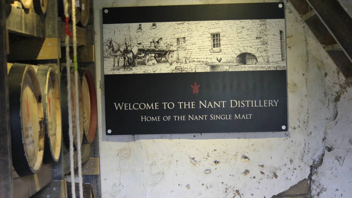IN BETTER TIMES: Nant Distilling Company is disputing who owns whisky barrels it produced after the Bothwell property was bought by Australian Whisky Holdings.