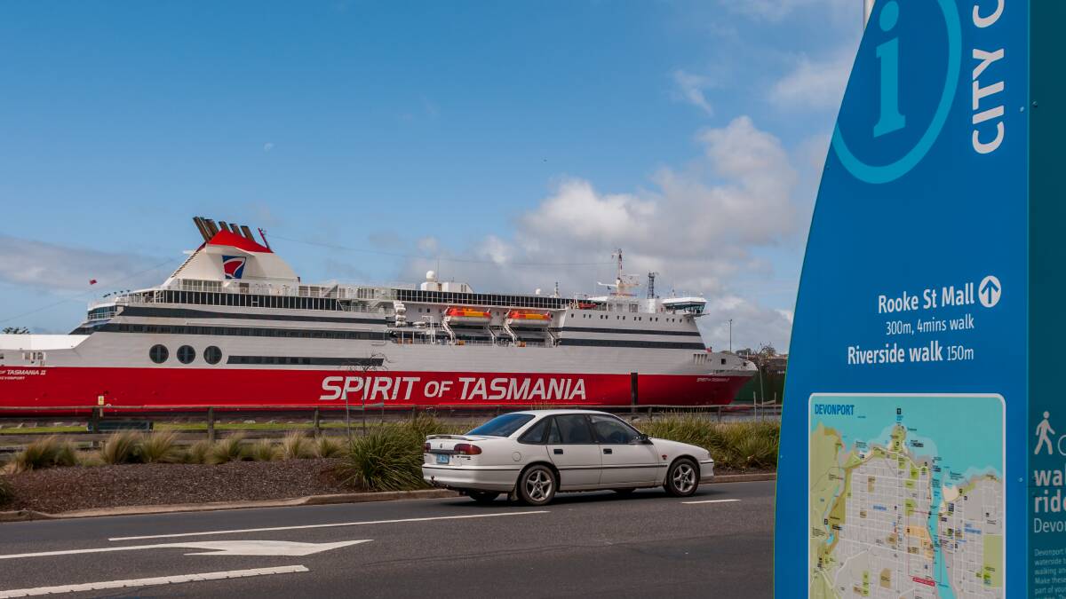 The Spirit of Tasmania. Picture: Phillip Biggs