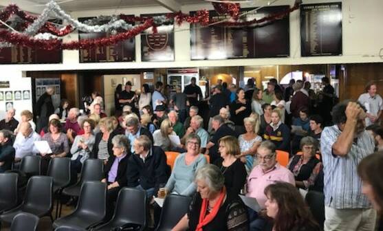 NO SHOW: Almost 200 people attended a community forum about salmon farming on King Island but none of the Braddon MHAs turned up. Picture: Supplied