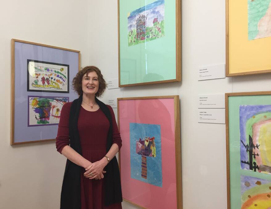 SUPPORTED: Arts education officer Kate Collins said this year's ArtStart exhibition shows children are inspired by notions of belonging. Picture: Tarlia Jordan