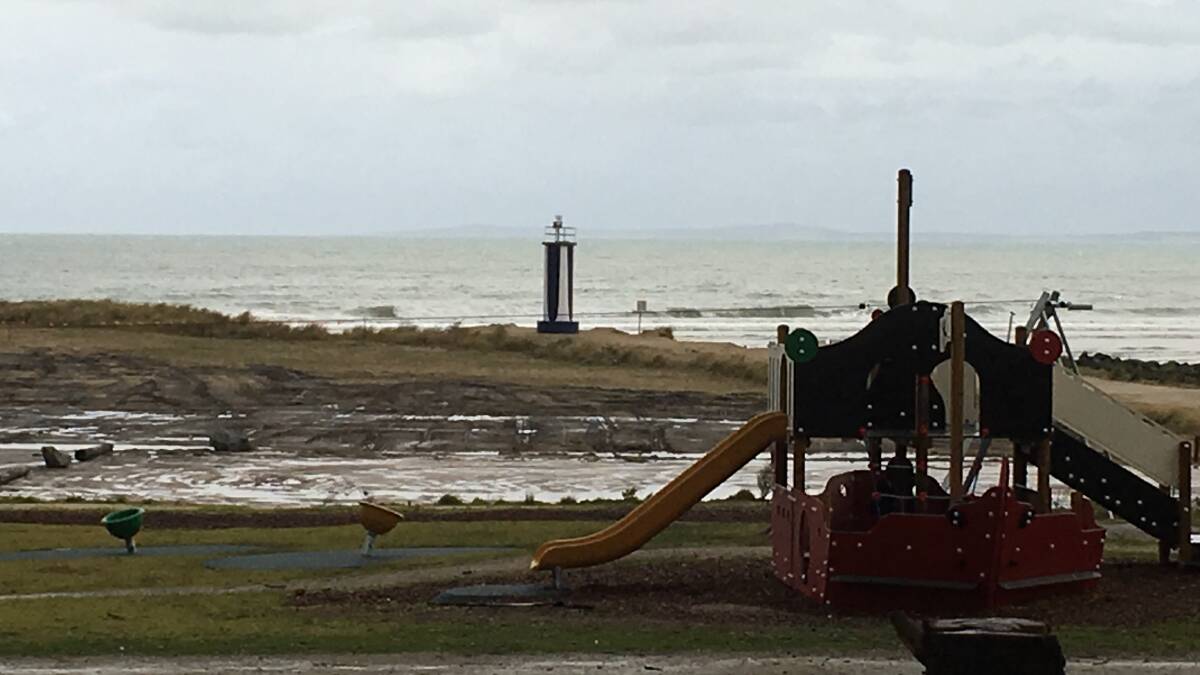 STANDING TALL: A new lighthouse at the mouth of the Brid River was installed by Furneaux Freight.