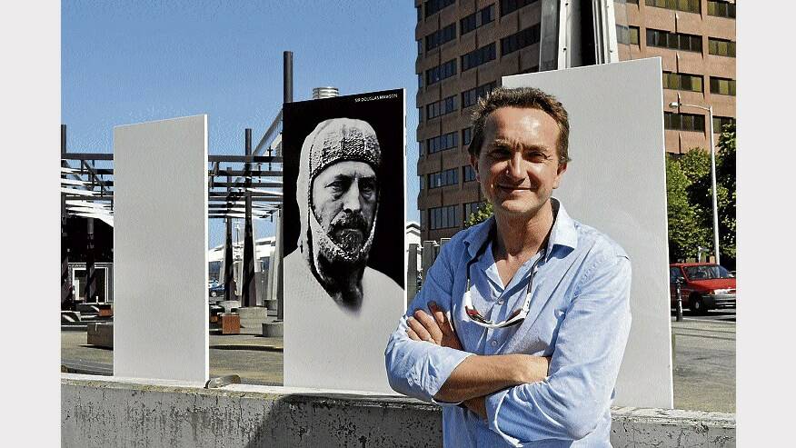 Spirit of Mawson expedition leader Chris Turney in Hobart yesterday. Picture: CALLA WAHLQUIST