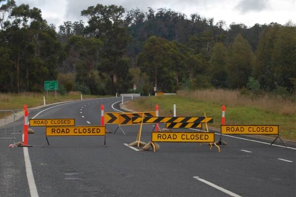 Road to nowhere ... St Marys Pass will be closed for up to two months while contractor Hazell Bros completes remedial works.