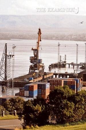 The Bell Bay port facility. The future of its $150 million redevelopment is in jeopardy after ANL moved its container operations to Burnie. Picture: WILL SWAN