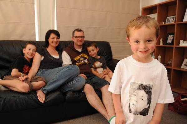 Family honours a brave little boy
