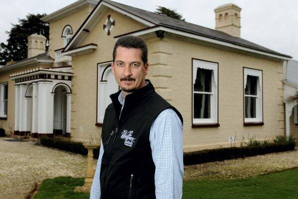 Woolmers Estate general manager Damian Saunders at the World Heritage listed property yesterday. Picture: GEOFF ROBSON