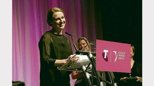 Bellamys Organic CEO Laura McBain, who won a key award at the Telstra Australian Business Women's Awards.