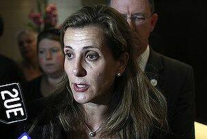 Targeted? ... Kathy Jackson, national secretary of the Health Services Union, in Sydney this week. Photo: Nick Moir