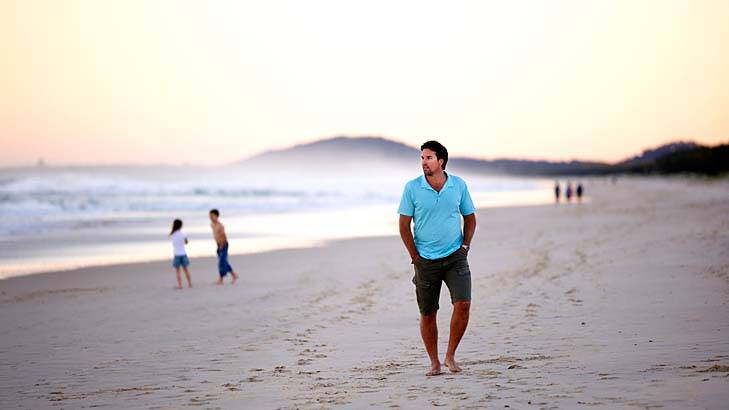 Surf's up ... home is the beach for Pat Rafter.