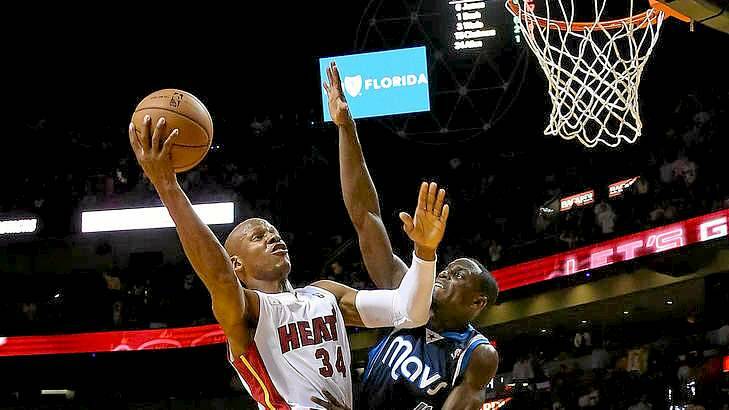 Game breaker: Ray Allen of the Miami Heat. Photo: Mike Ehrmann