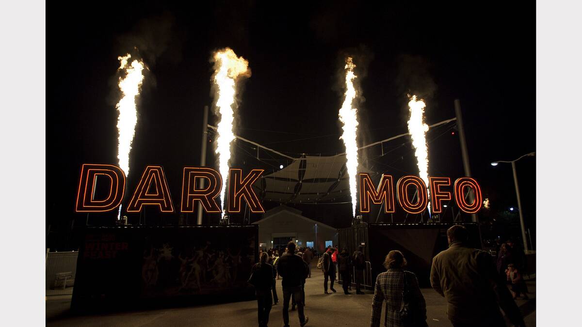 The winter feast at Dark Mofo in Hobart last year. Picture: MONA/Rémi Chauvin