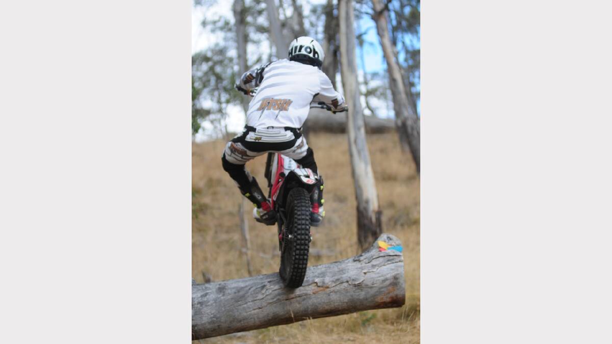 About 75 riders, including about 25 from the mainland, contested the first round of the two-day Tasmanian Trials Titles, at Powranna. Picture: Peter Sanders