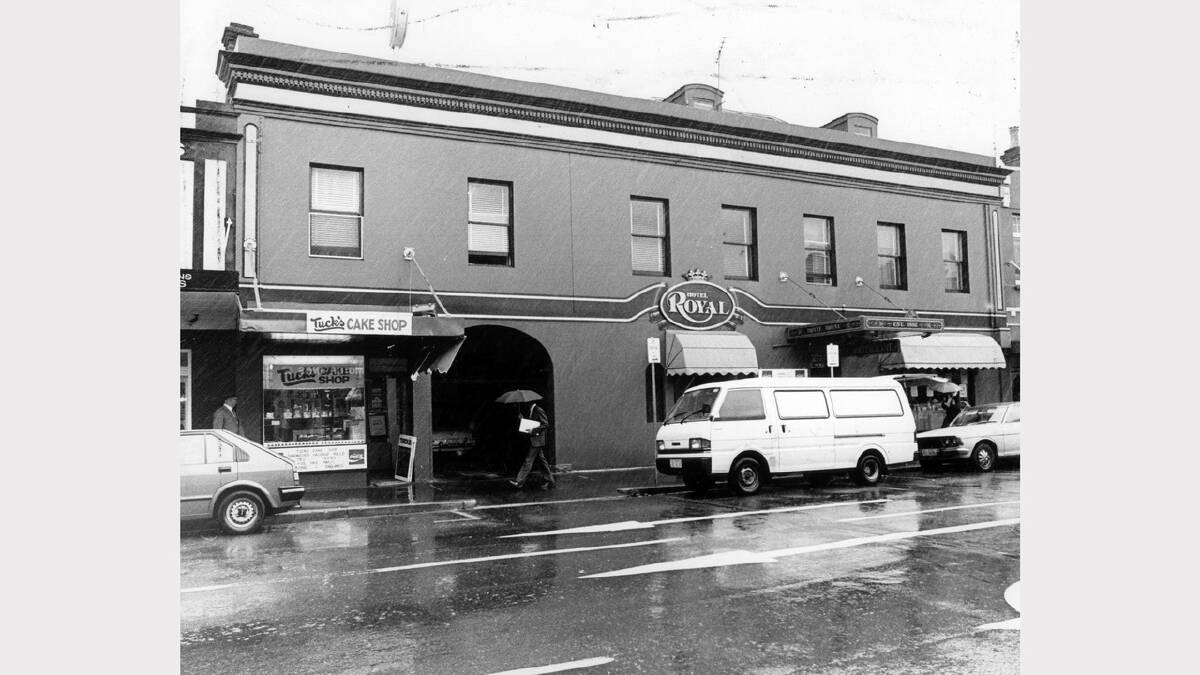 The Royal Hotel on George Street, Launceston. November 14, 1985.