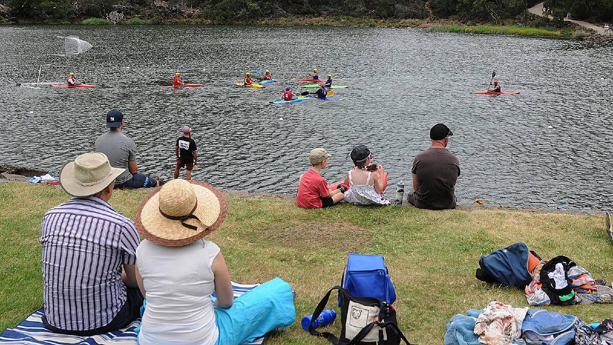 Canoe Polo at The Gorge. Picture: Paul Scambler
