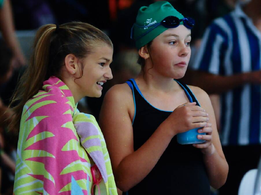 Students take to the pool for Launceston Church Grammar School's swim carnival. Picture: Neil Richardson
