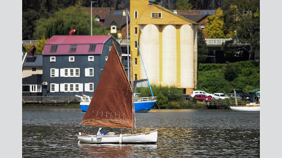 Vessels galore from the Wooden Boat Festival, held at The Seaport in Launceston. Picture: Phillip Biggs