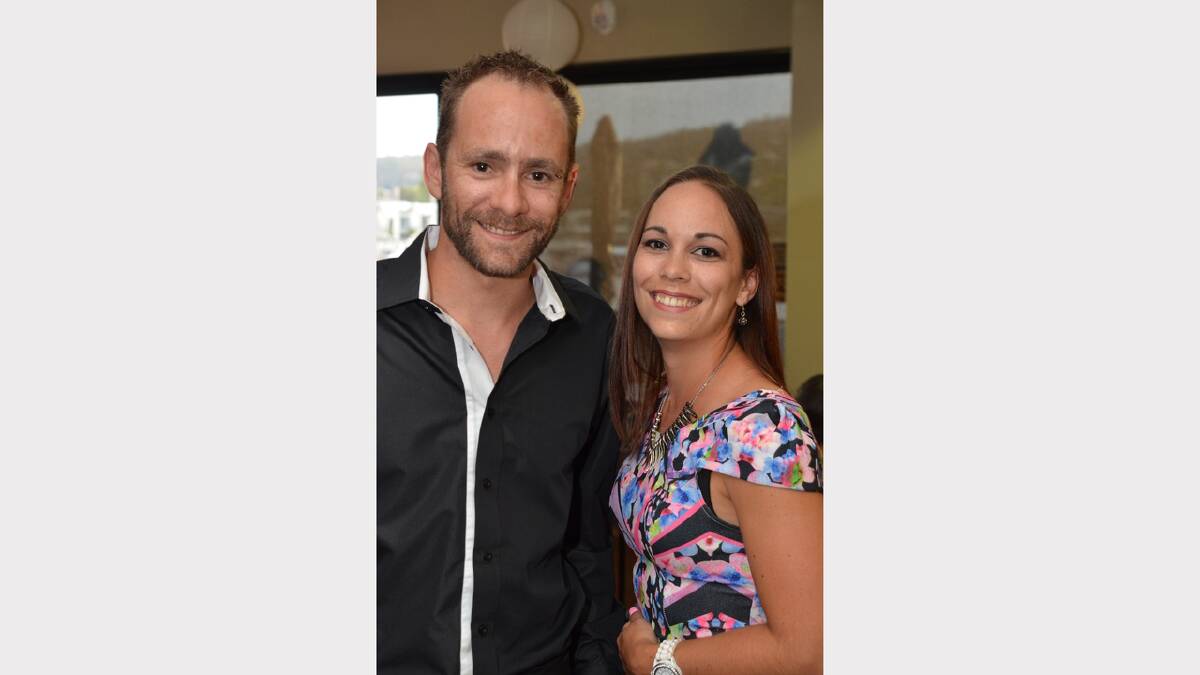 Shaun Dearing and Claire Morgan celebrated their engagement at The Boathouse. Picture: Brodie Weeding