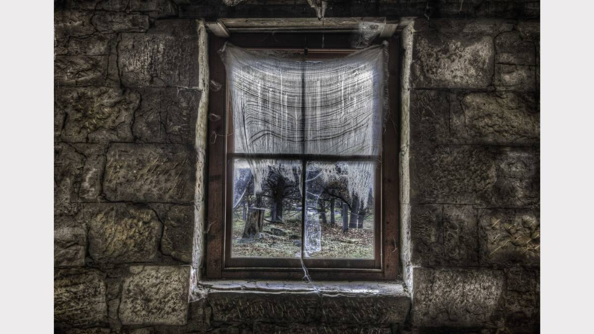 Window images from inside a 200 year old abandoned abode. Picture: Urbex Photography.