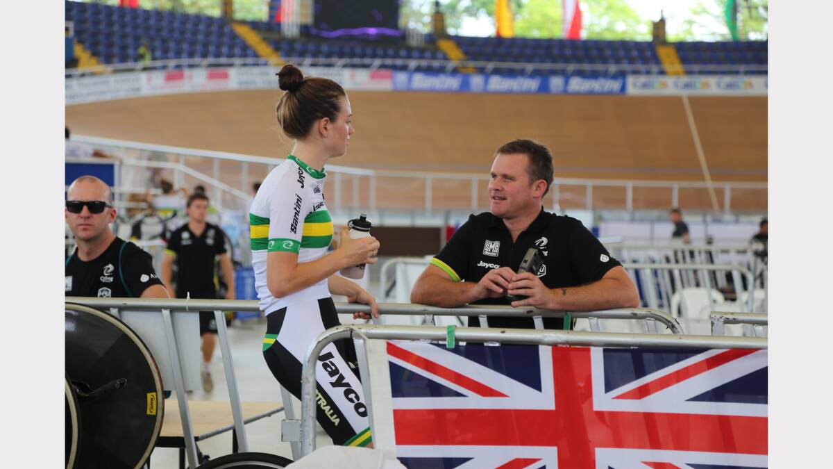Amy Cure and Matt Gimore. Picture: Cycling Australia.
