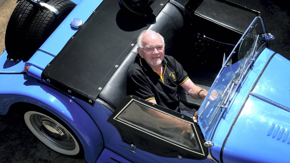 Car enthusiast Geoff Smedley, of Trevallyn, was looking forward to competing at the next Longford Revival Festival, as he has done for many years. Picture: GEOFF ROBSON