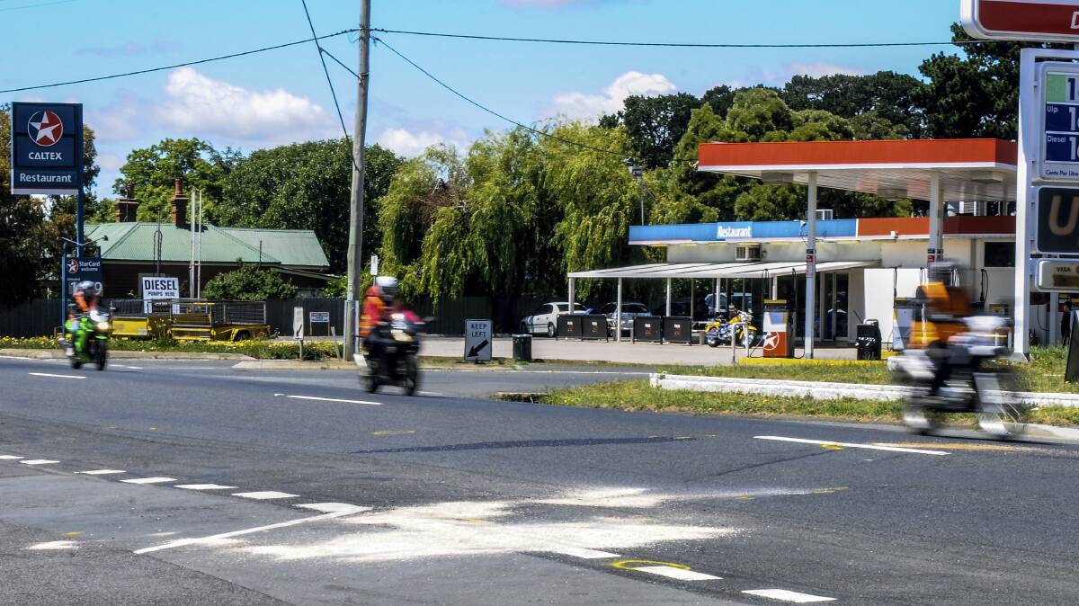 The scene of Saturday night's Perth crash . . . six people have been killed in motorcycle accidents in the state over the past month. Picture: NEIL RICHARDSON