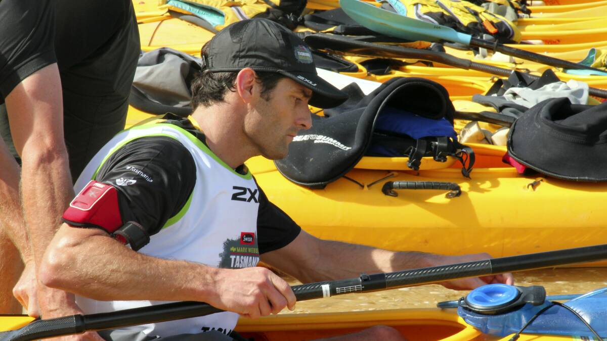 Mark Webber in action during the East Coast leg of the five-day challenge.