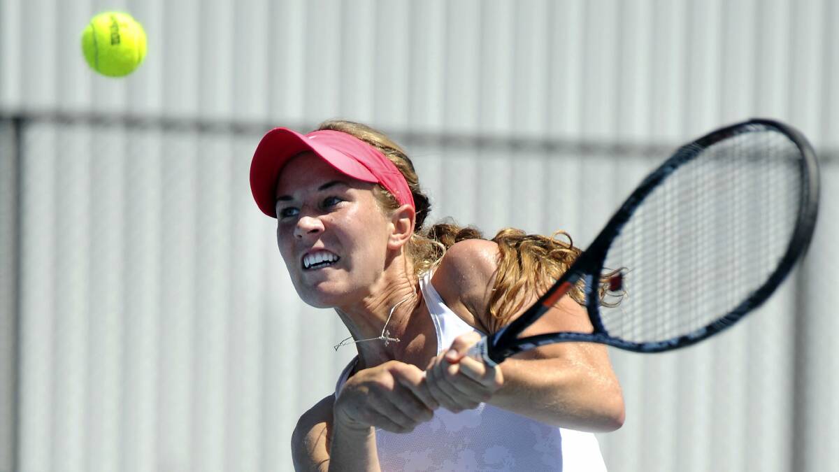 No. 1 seed Australian Olivia Rogowska had a solid 6-4, 6-4 win over American Alexandra Kiick.