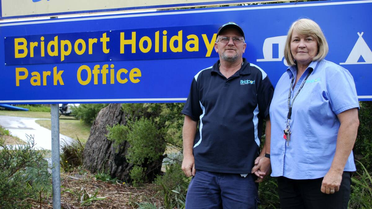 Bridport Holiday Park managers Rodney and Debbie Blair are thankful for a subdued New Year's Eve.