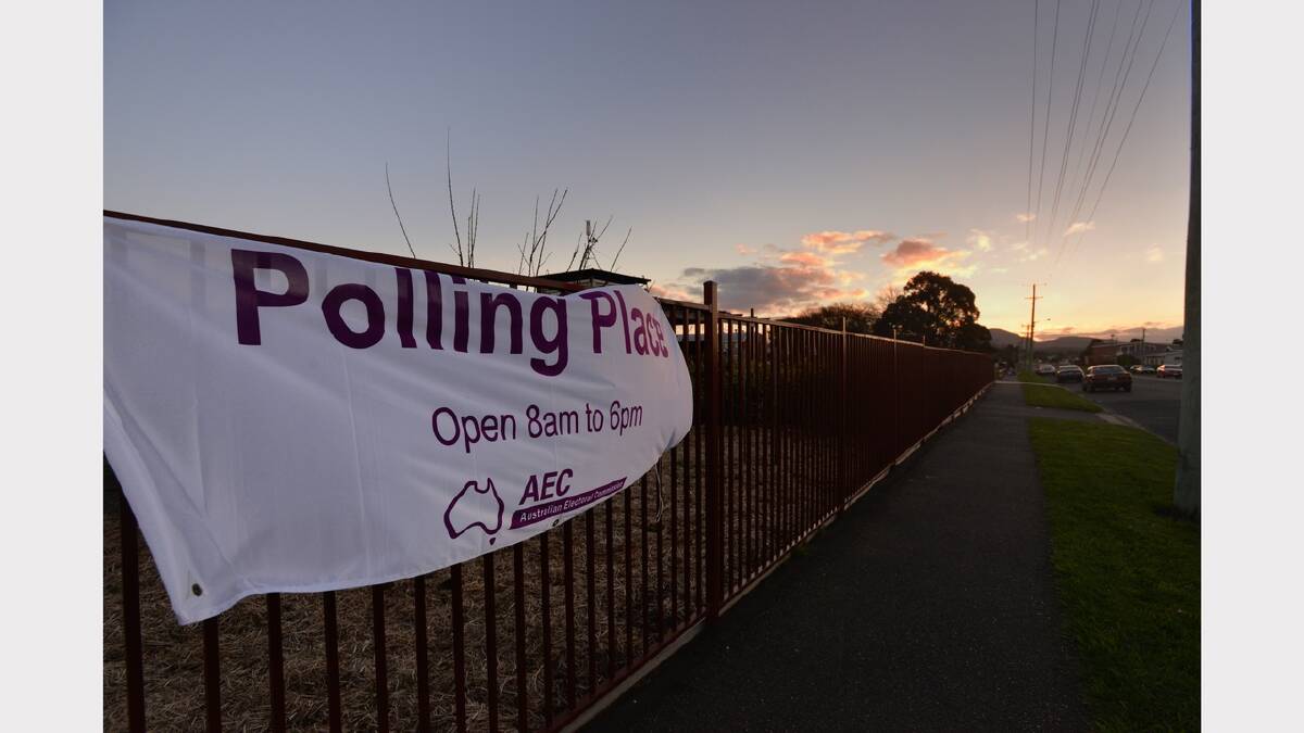 Polling closes on the North-West Coast. Photo: Scott Gelston.