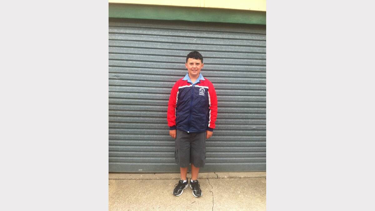 William Porter 1st day of year 7 at Cressy District High School