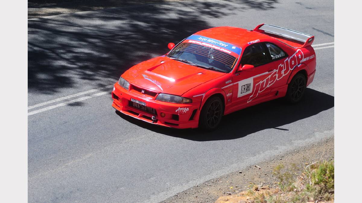 Poatina Road was closed for much of Sunday for the inaugural Poatina Mountain Race, which featured more than 50 drivers. Photos by Peter Sanders