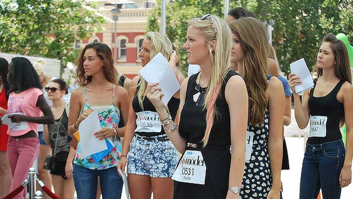 Young Perth hopefuls kept their cool in the humidity as they tried out for the next season of Australia's Next Top Model.