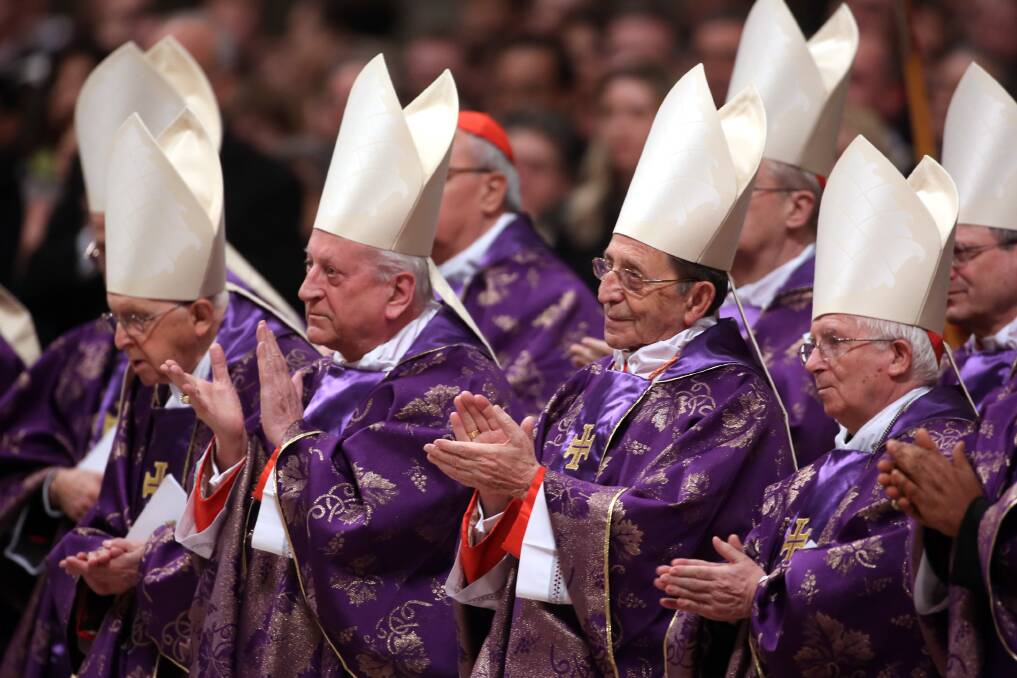 Pope Benedict XVI leads the Ash Wednesday service at the St. Peter's Basilica in Vatican City, Vatican. Photo by Franco Origlia/Getty Images