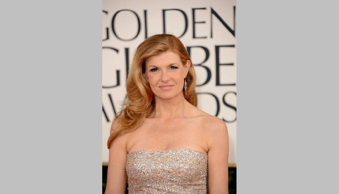 Actress Connie Britton arrives at the 70th Annual Golden Globe Awards. Photo by Jason Merritt/Getty Images