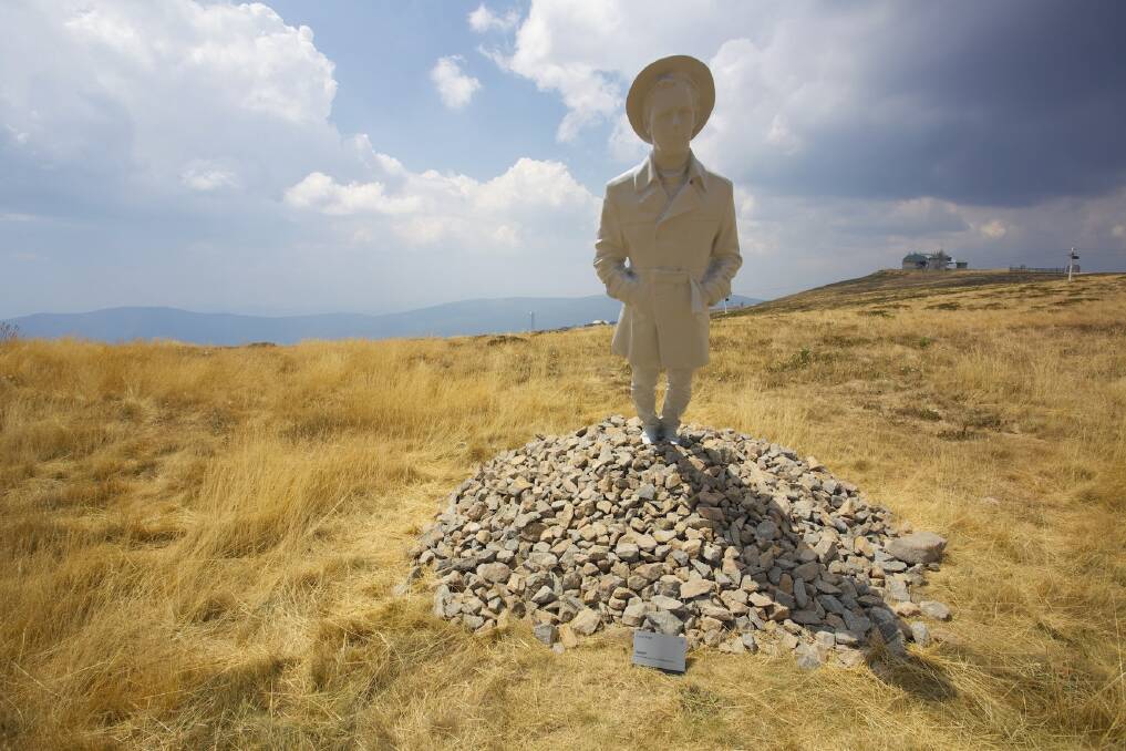 Voyeur by Louis Pratt, shortlisted for the 2013 Mt Buller Sculpture Award.