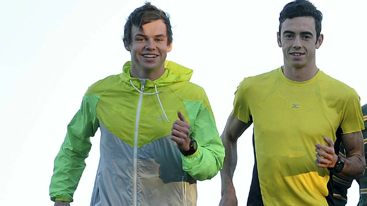  Launceston runners James Hansen and Jake Birtwhistle will both run at tonight's Zatopek Classic in Melbourne.
