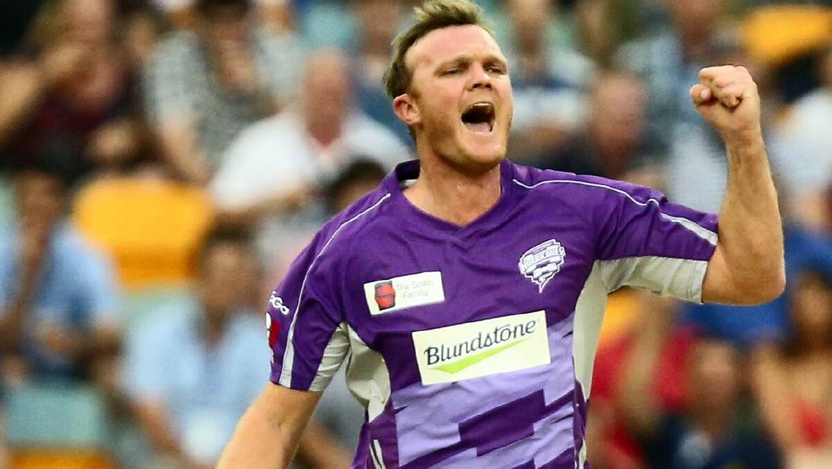 Hobart Hurricanes' Doug Bollinger says the side is back on track to  take a shot the the finals after its big win  against the Thunder.  Picture: GETTY IMAGES