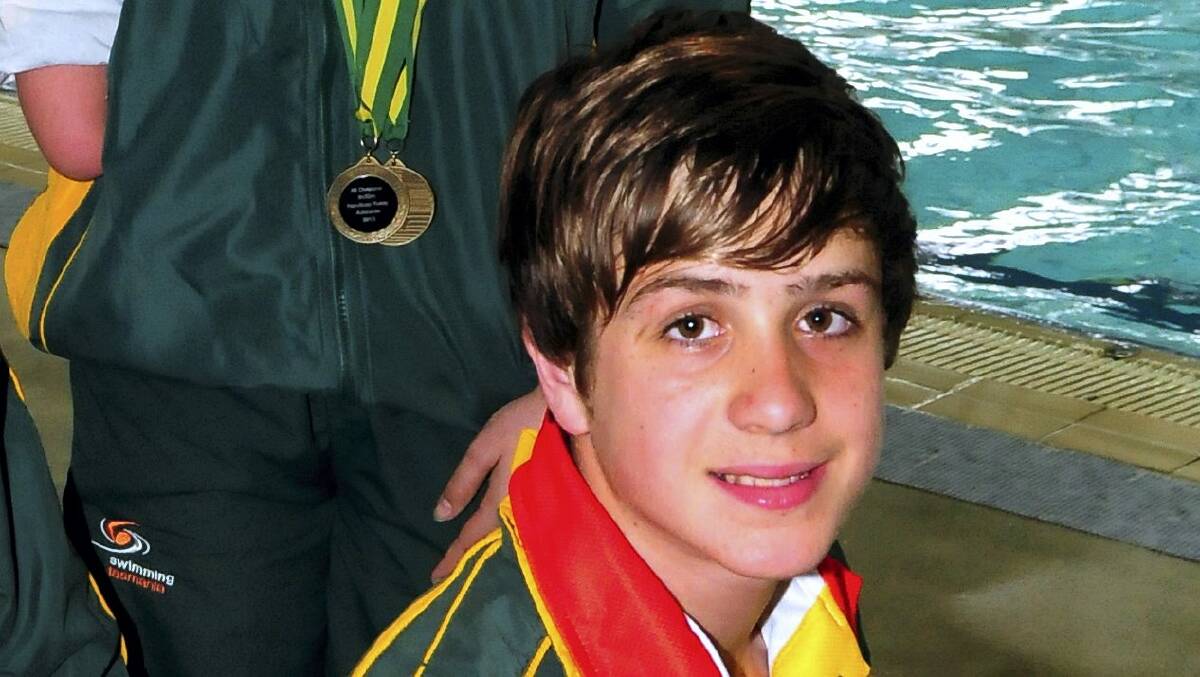 South Esk swimmer James Curran is setting state records.