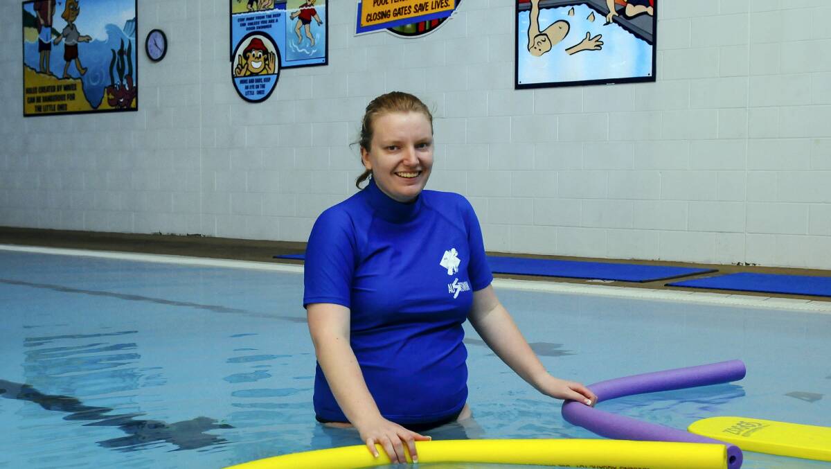 Launceston Swim School instructor Emma Crack. Picture: NEIL RICHARDSON