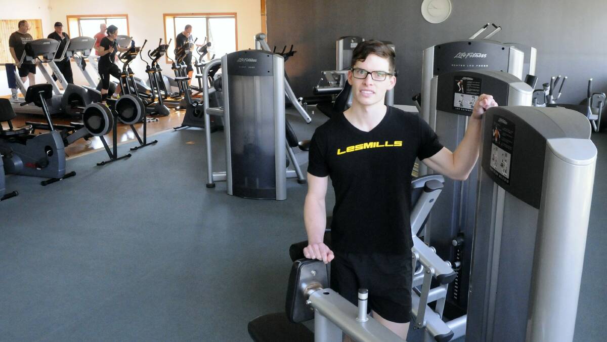 Thomas Baird, co-owner of The Fitness Academy in Launceston, believes the aquatic centre gym area will be too small and it will have to work hard to out-compete the competition. Picture: PAUL SCAMBLER