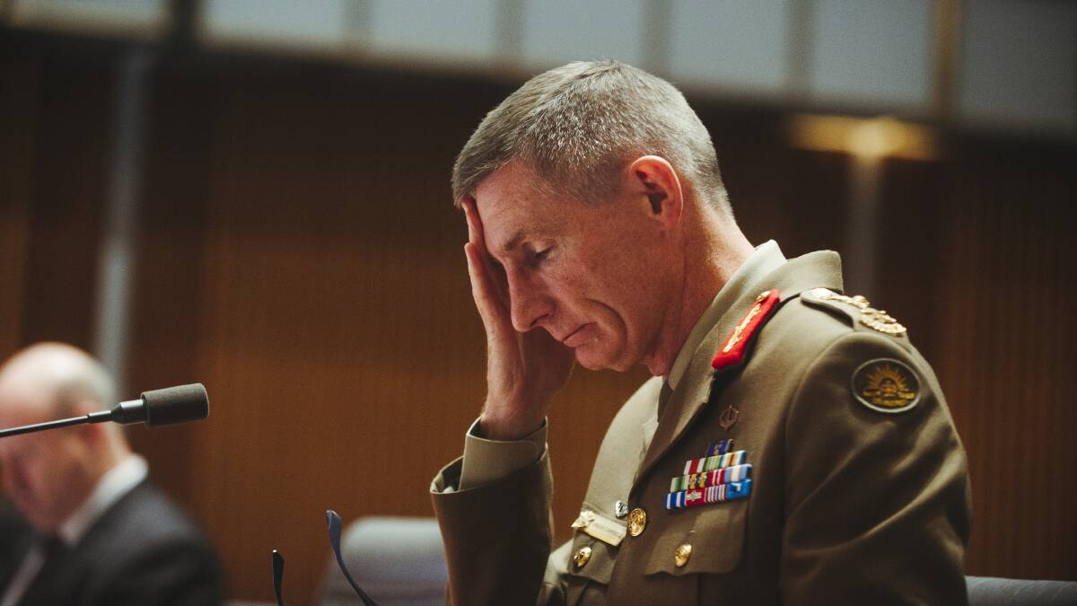 Chief of the Defence Force Angus Campbell. Picture: Dion Georgopoulos