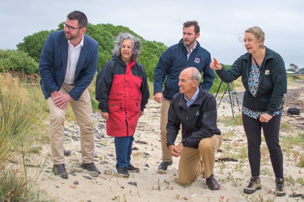 TEAM EFFORT: Minister for Primary Industries and Water Guy Barnett in conjunction with the CCA have launched a toolkit to monitor Little Penguins. PICTURE: Simon Sturzaker